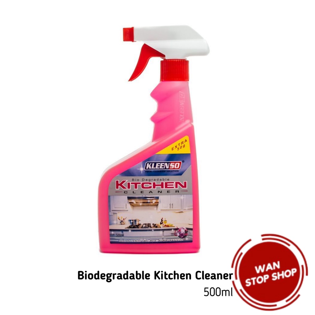 KLEENSO 500ML Biodegradable Kitchen Cleaner Spray Pembersih Dapur