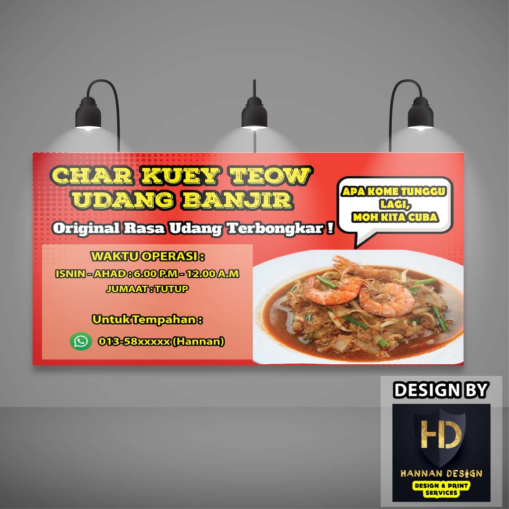 Banner Char Kuey Teow | Shopee Malaysia