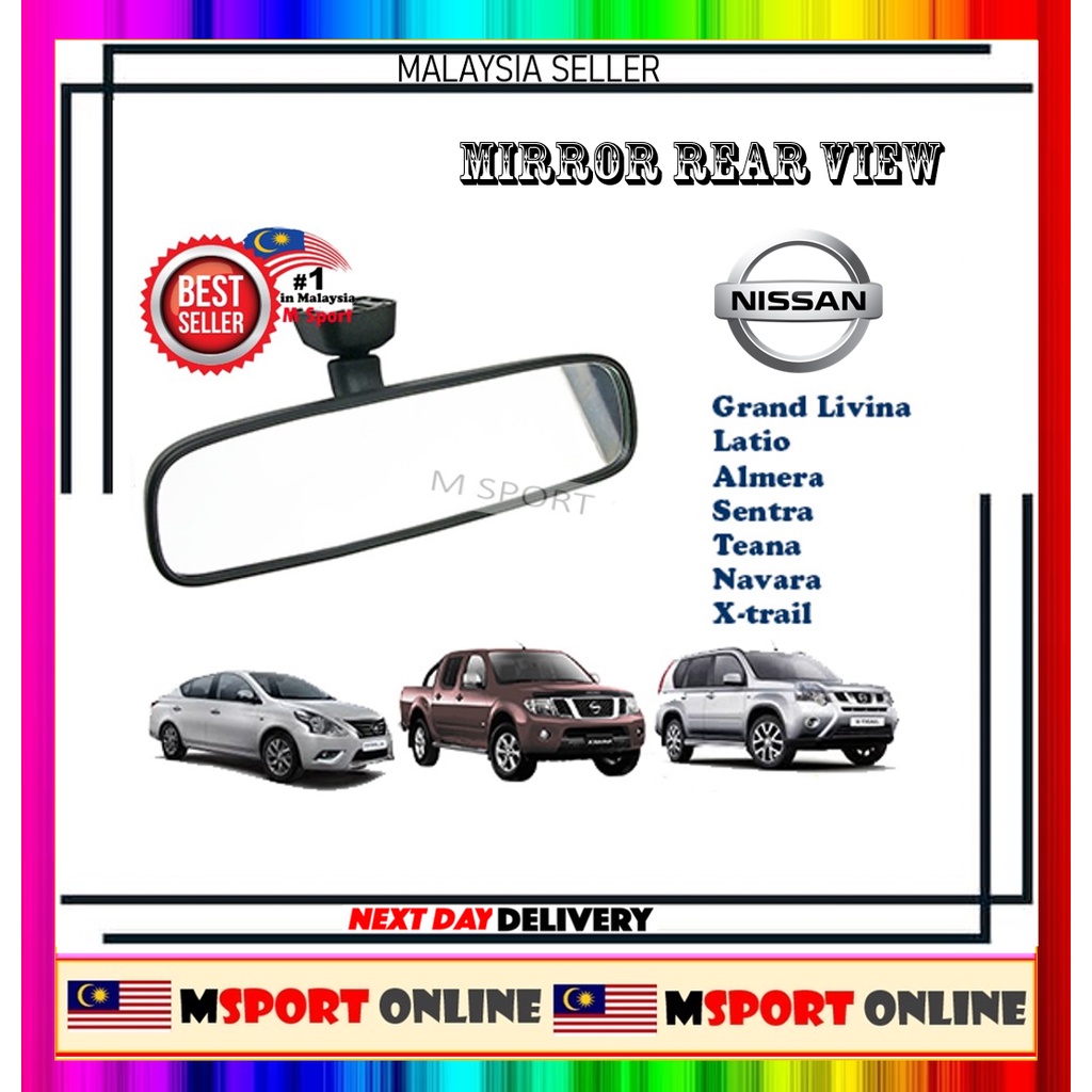ORIGINAL Nissan Livina / Latio / Navara / Teana Room Rear View Mirror