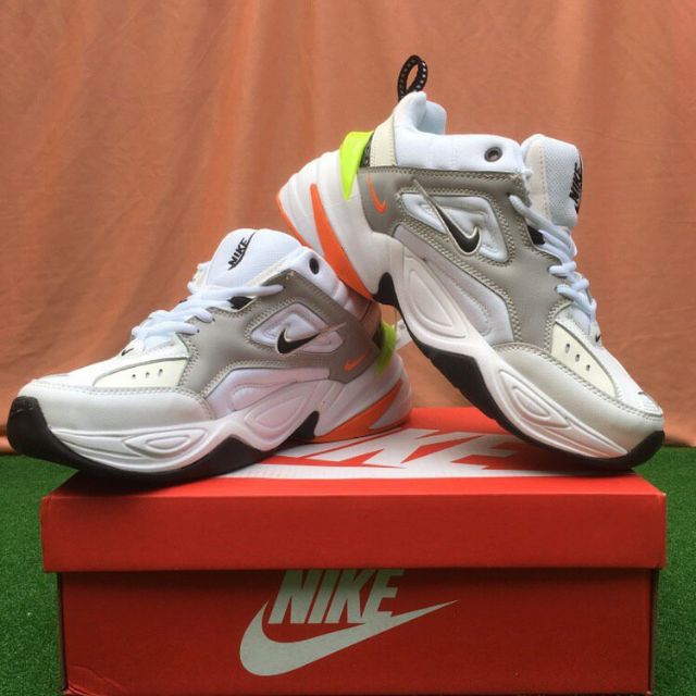 nike white m2k tekno sneakers