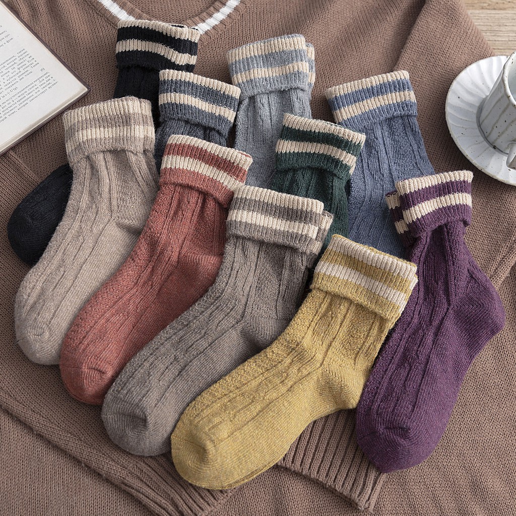 long wool socks ladies