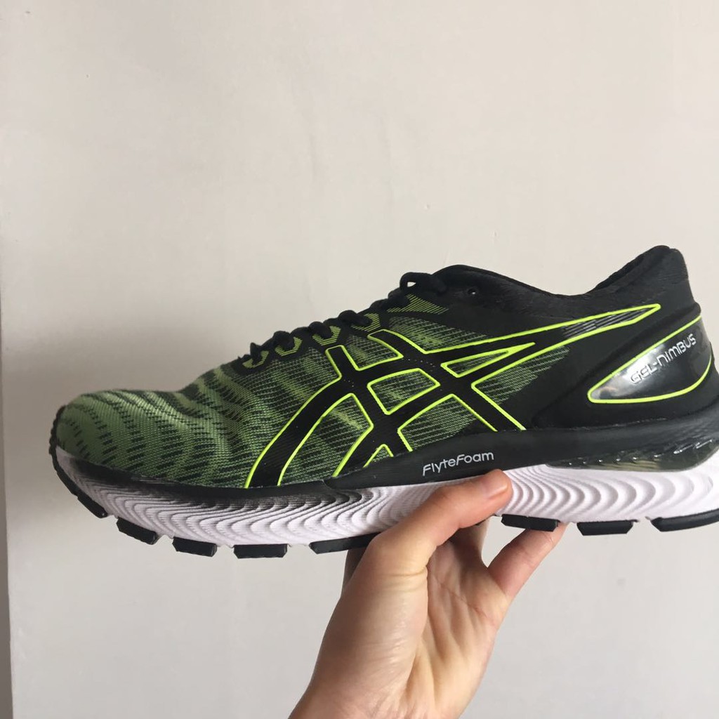 leather asics running shoes