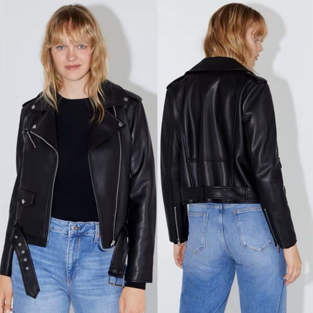 zara leather jacket malaysia