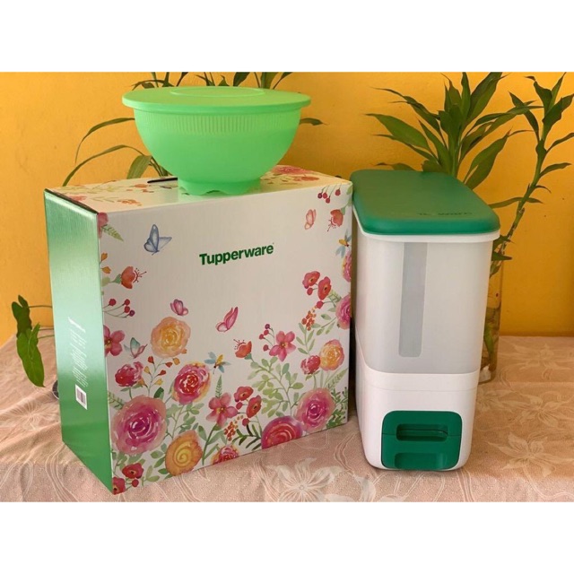 Rice smart hijau tupperware