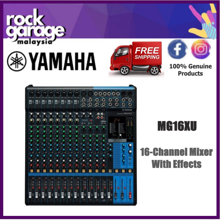 Yamaha MG16XU 16Input Mixer with Effects (MG16XU )(MG16) Shopee Malaysia