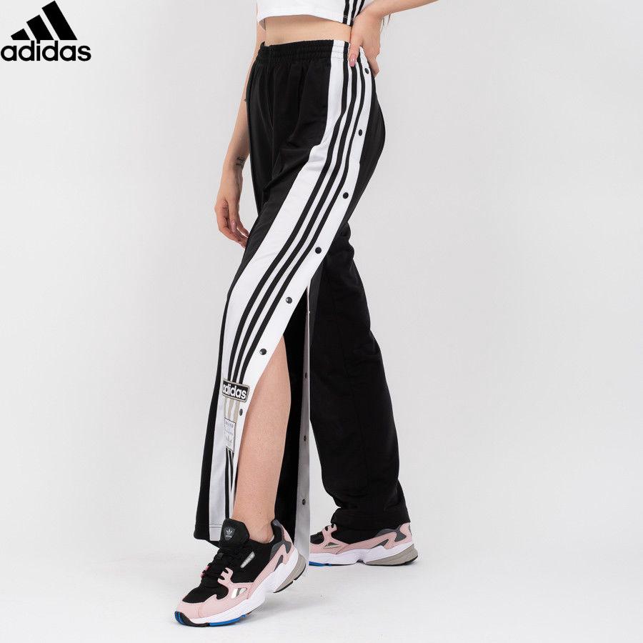 adidas sweatpants side buttons
