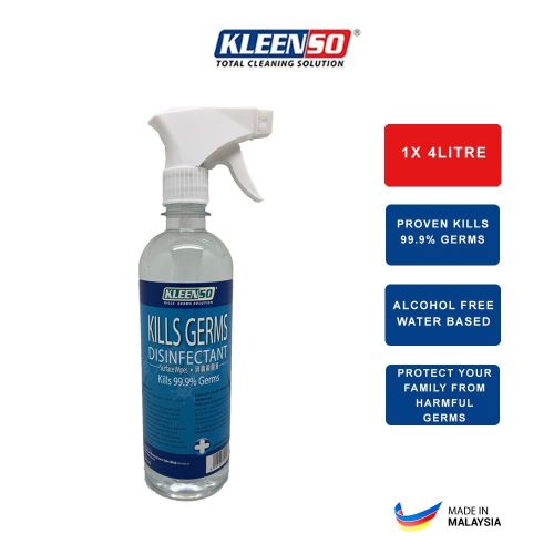 Kleenso Kills Germs Disinfectant 500ml Sanitizer Cleaner Shopee Malaysia