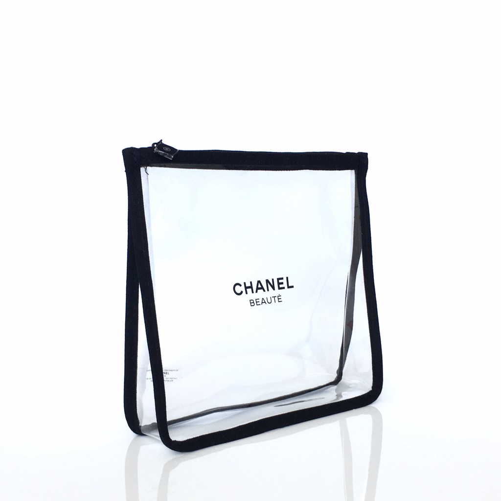 chanel transparent makeup bag, mayor venta fuera de número 