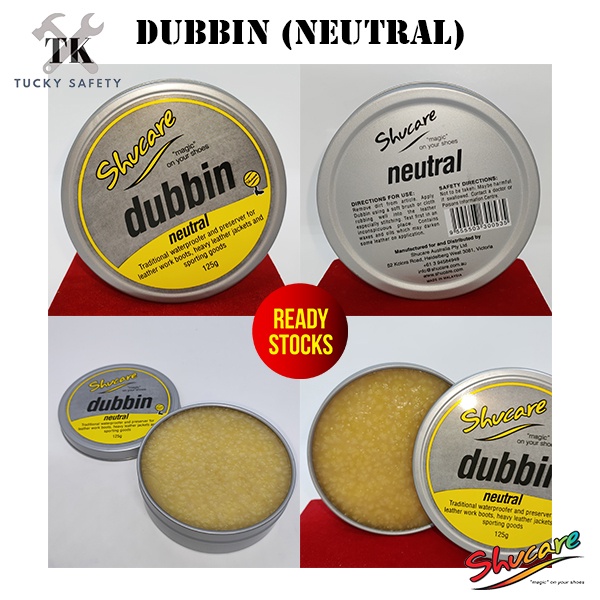 [ Shucare ] Dubbin Neutral (125g) Leather Care Conditioner / Pengilat