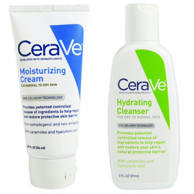Cerave Combo Moisturizer And Cleanser For Dry Skin Expiry Jan 2022 Shopee Malaysia