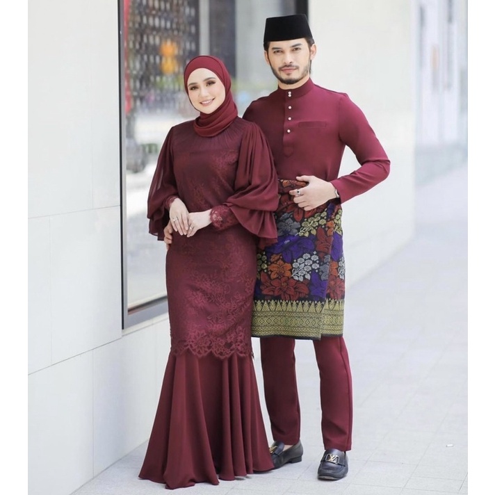 HIJABISTAHUB AERIL ZAFREL BAJU MELAYU / BAJU MELAYU AERIL / BAJU MELAYU ...