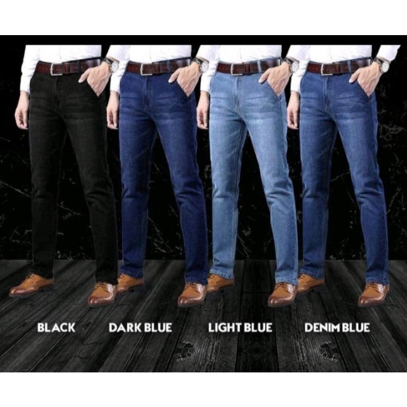 Ready stock ☀️ size 28-46☀️ Straight cut? Men's long pants Jeans pants ☀️ Thick fabric and good quality