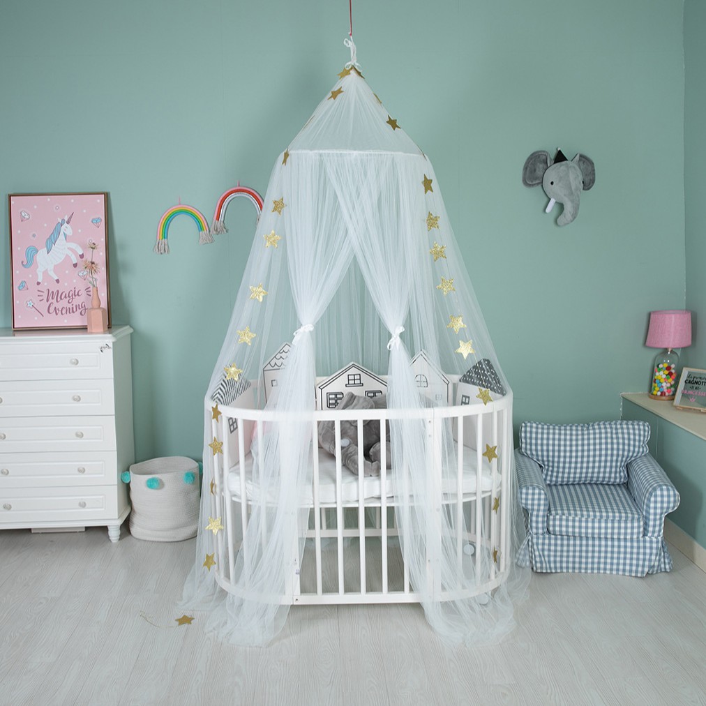 baby girl crib canopy