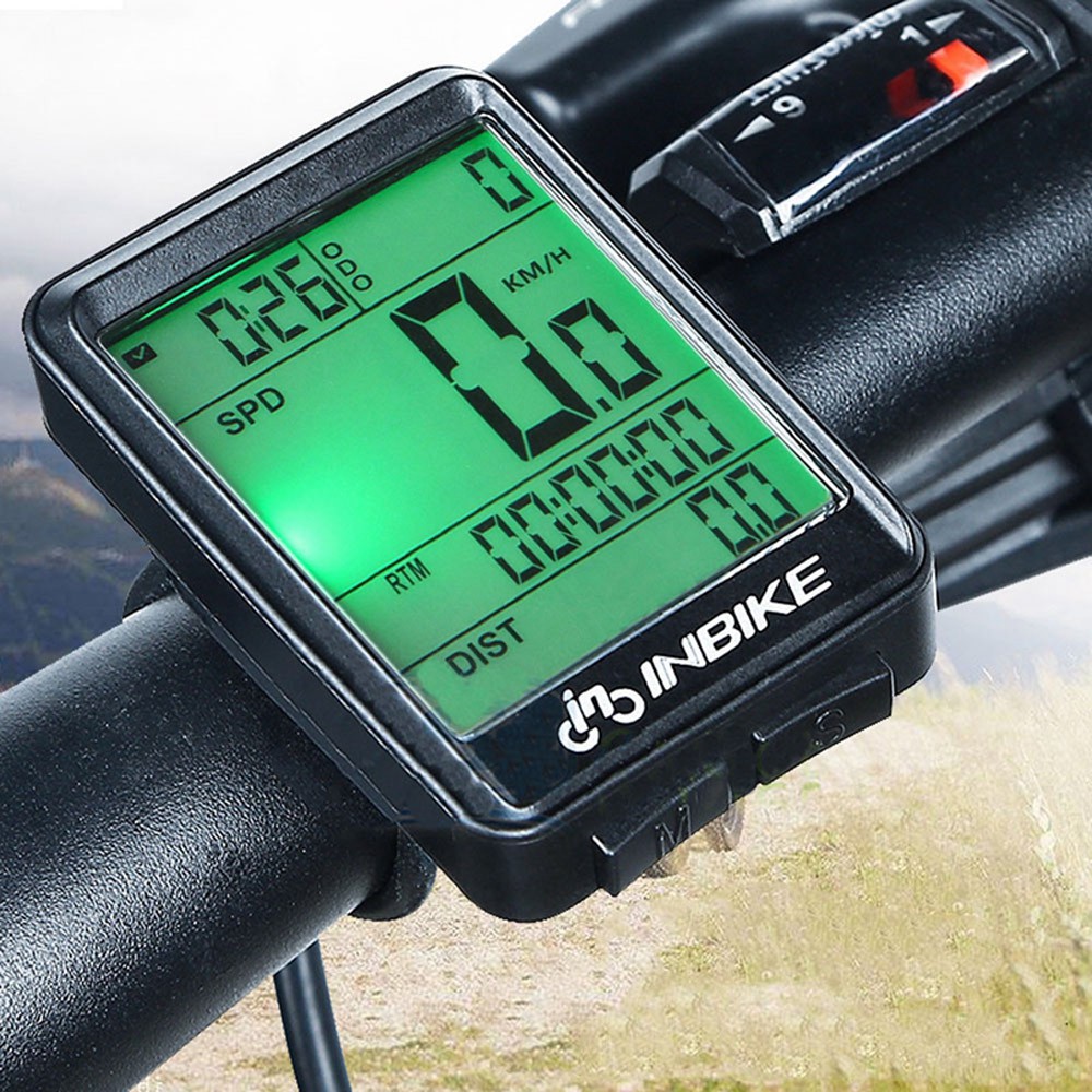 Ordinateurs de vélo, GPS INBIKE Wired LCD Digital Bicycle Odometer