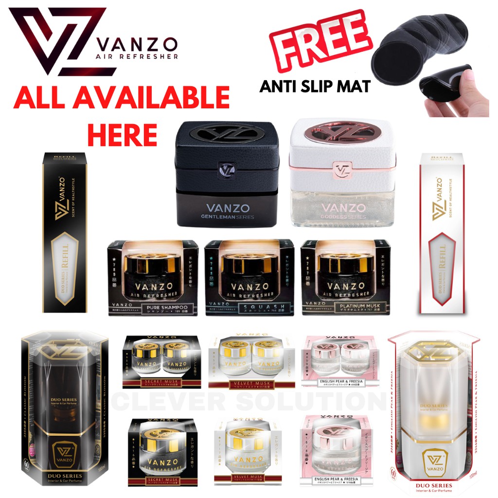 ♥️PROMO RM6 OFF♥️ VANZO CAR PERFUME 100% ORIGINAL JAPAN VEHICLE AIR CAR FRESHENERS 日本汽车香水香精