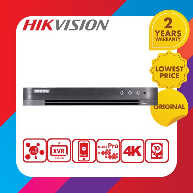 Cctv Hikvision 4 Channel Dvr Ds 74hqh1 K1 Shopee Malaysia