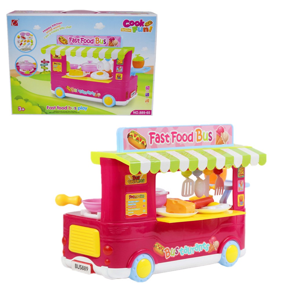 fast food bus toy