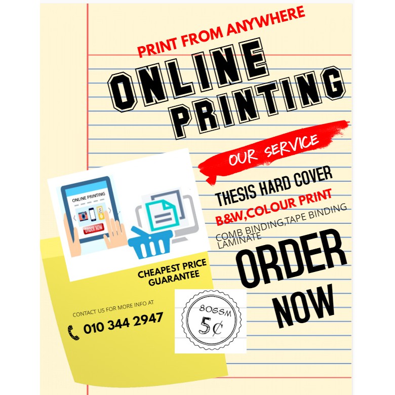 Cheapest Printing Service Shopee Malaysia