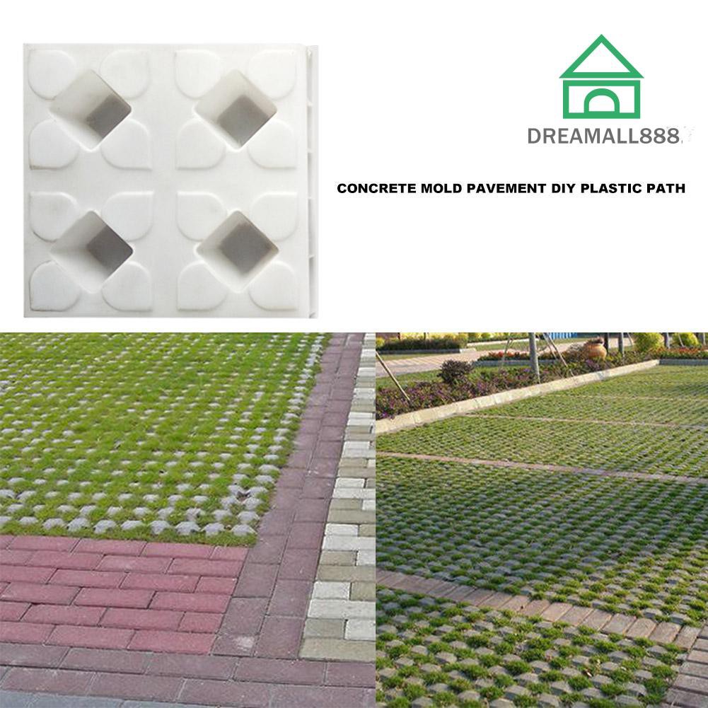 New Concrete Pavement Mold Diy Garden Path Lawn Maker Paving Cement Brick Mould Shopee Malaysia