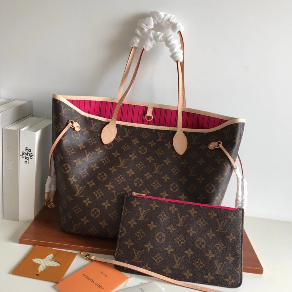 neverfull mm monogram beige