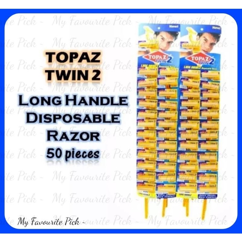 Topaz Razor Card Disposable (card/50 pcs) | Shopee Malaysia