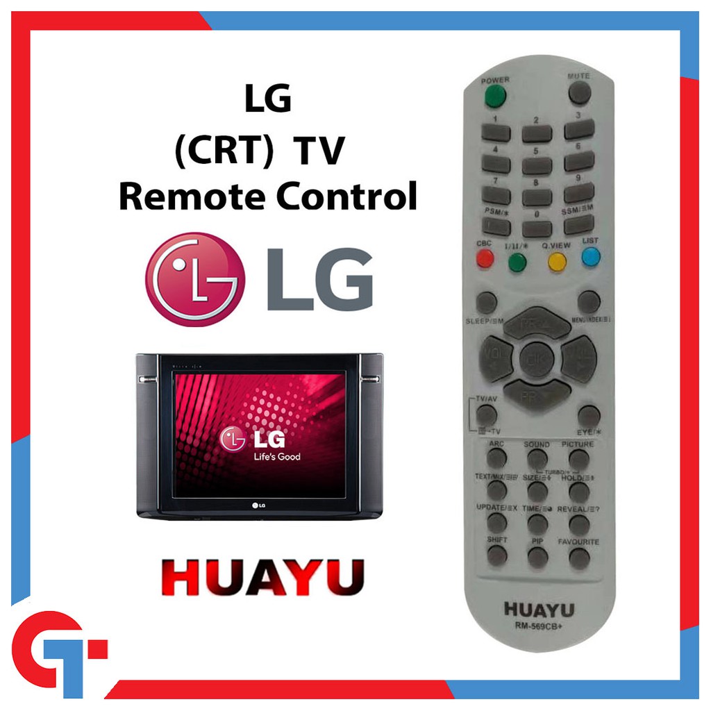 LG (CRT) TV Remote Control (RM569CB+) Shopee Malaysia