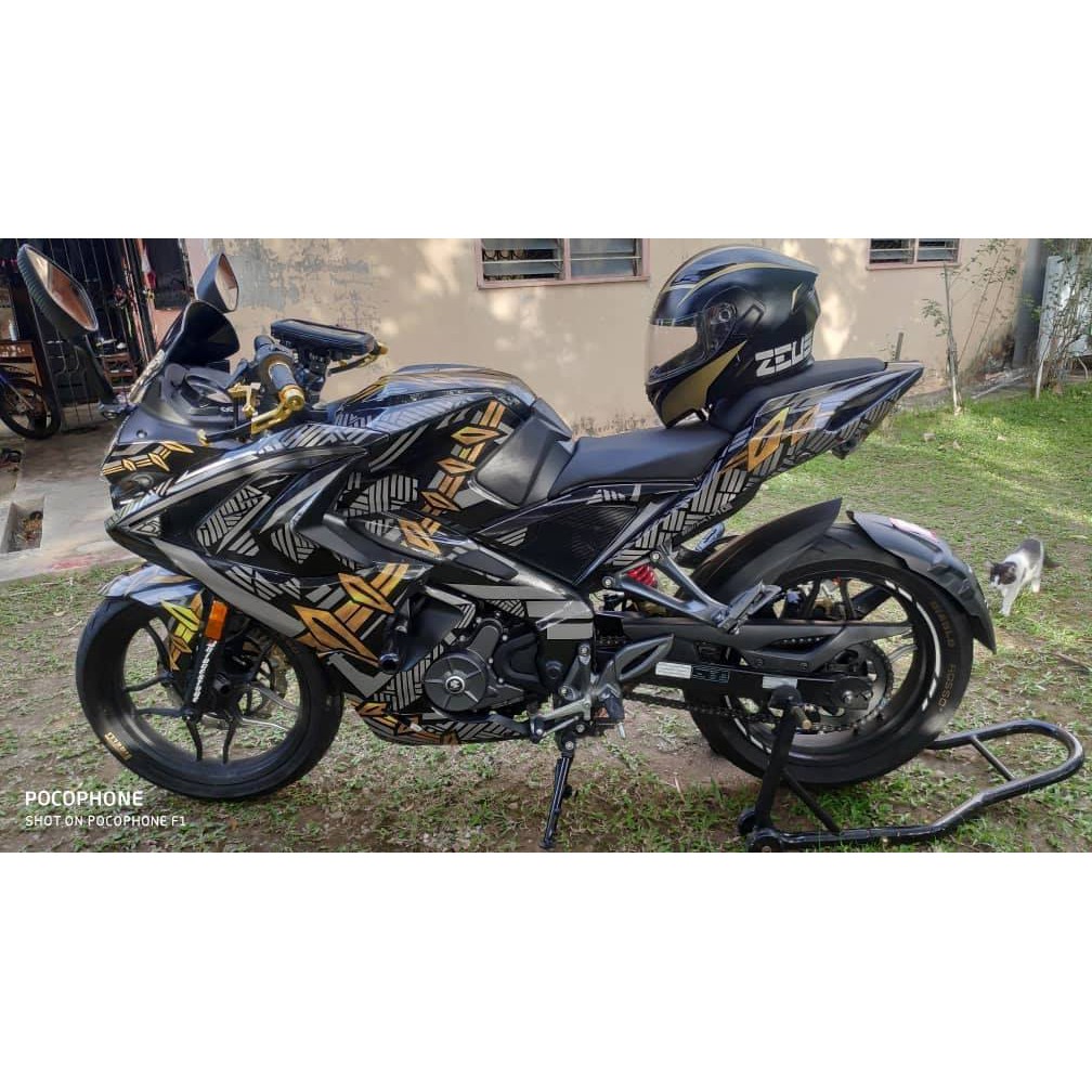 Motor Sticker Rs0 Pulsar Full Body Shopee Malaysia