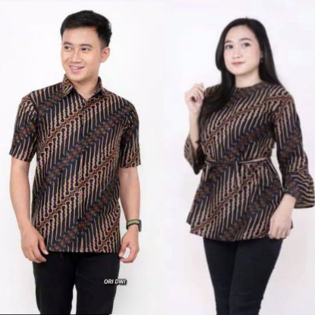  SET  BATIK  COUPLE  KATUN PRIMA SIZE M L XL Shopee Malaysia