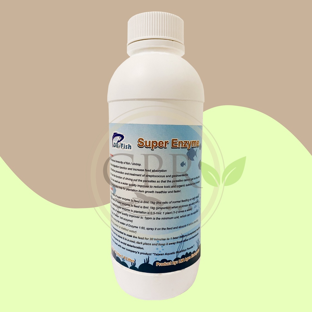 CPR FEED/Super Enzyme 1L (enhance immunity, water quality improver, help digestion function, increase feed absorption)