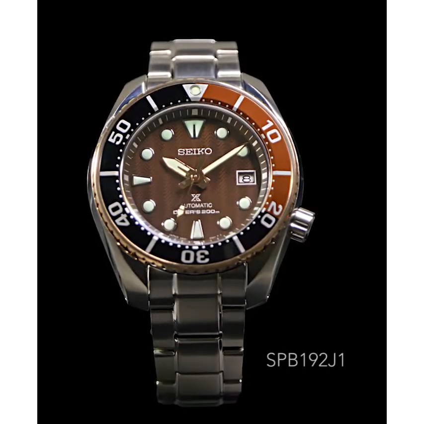 SEIKO SPB192J1 Men's Prospex Sumo Hawksbill Turtle Diver Automatic SS  Bracelet Brown Limited Edition 1200 pcs only | Shopee Malaysia