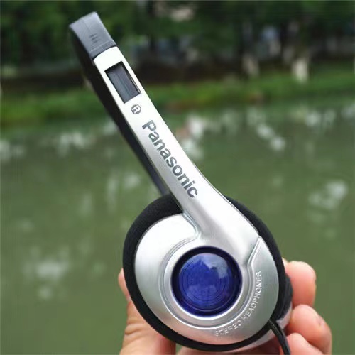 Ready Stock High Quality Japanese classic art Panasonic retro headset HiFi fever MP3 headphones street shooting 日系经典文艺松下复古头戴式i耳机 ljh5