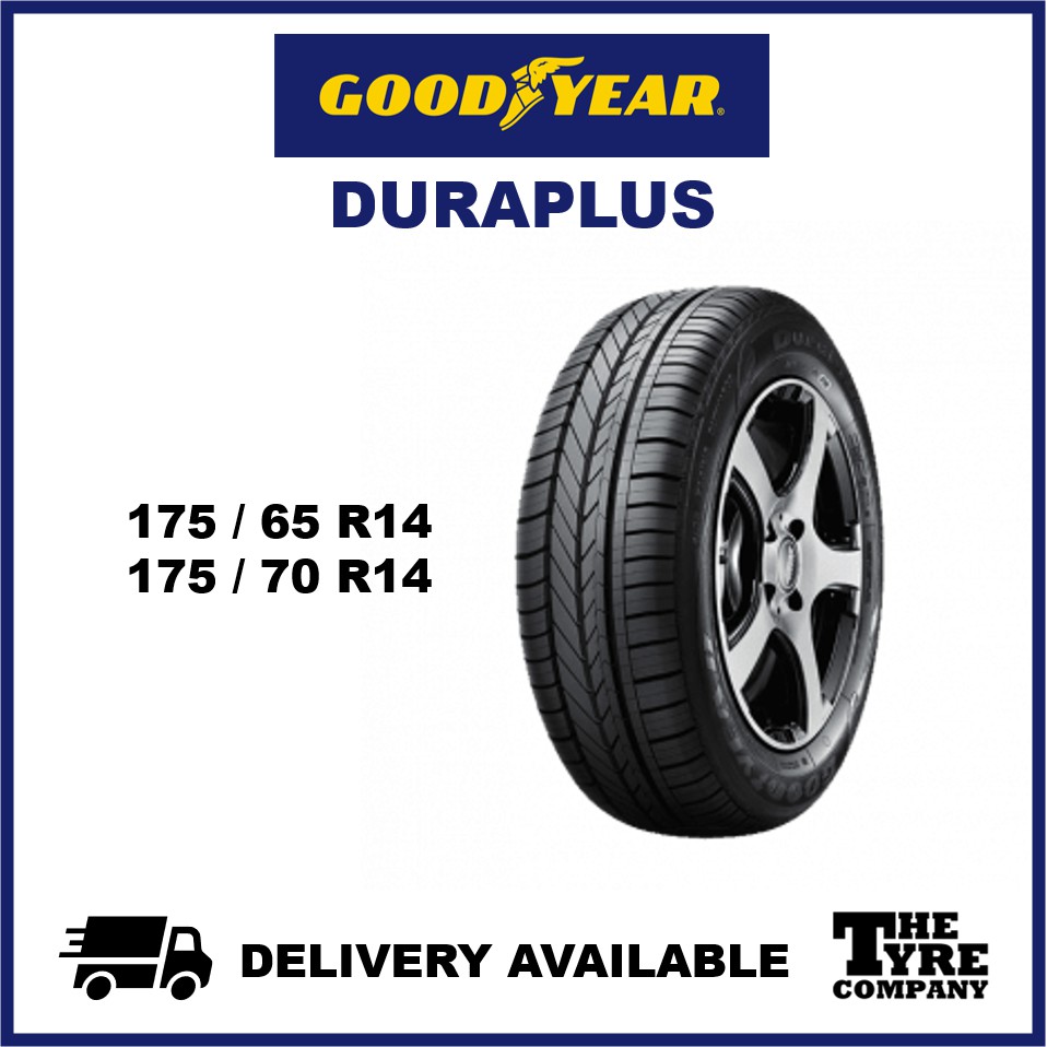 GOODYEAR DURAPLUS - 175/65/14, 175/70/14, 175/65R14, 175/70R14 TYRE TIRE  TAYAR
