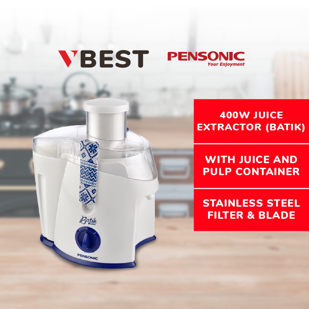 PENSONIC 400W Juice Extractor (Batik) PJ300B Shopee Malaysia