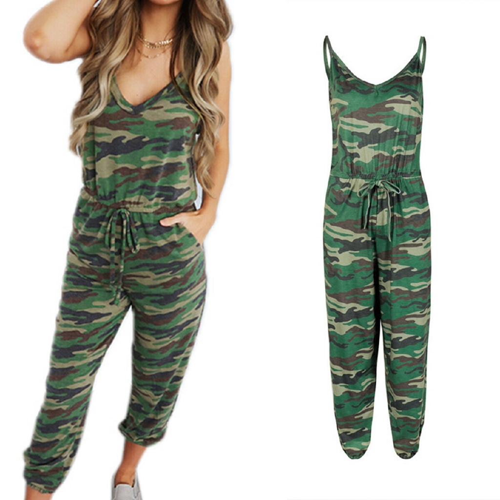 camouflage womens jumpsuit