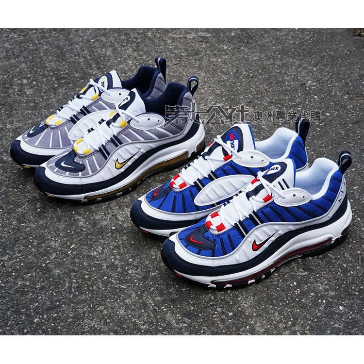 Nike Air Max 98 Og Gundam Tour Yellow Men S Shoes Shopee Malaysia