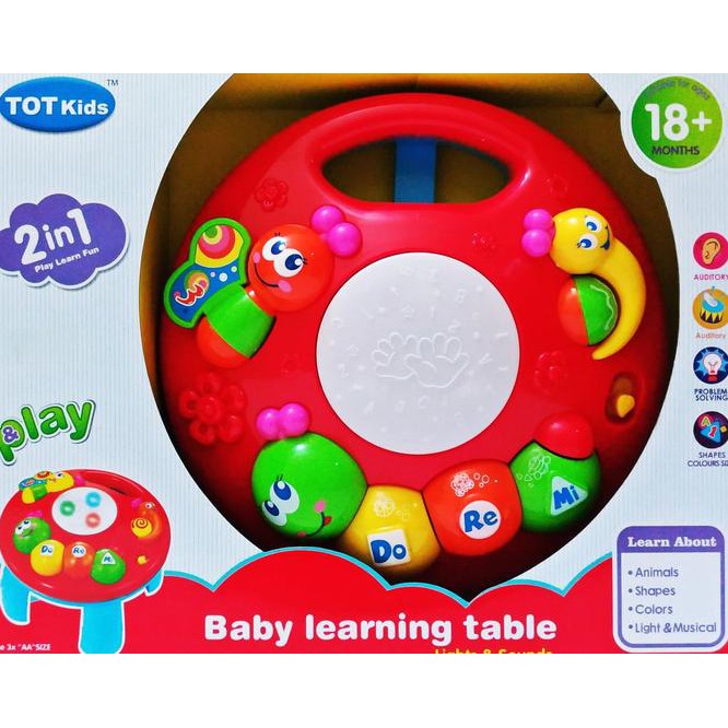 Baby Learning Table Toys 2 In 1 (1096) Shopee Malaysia