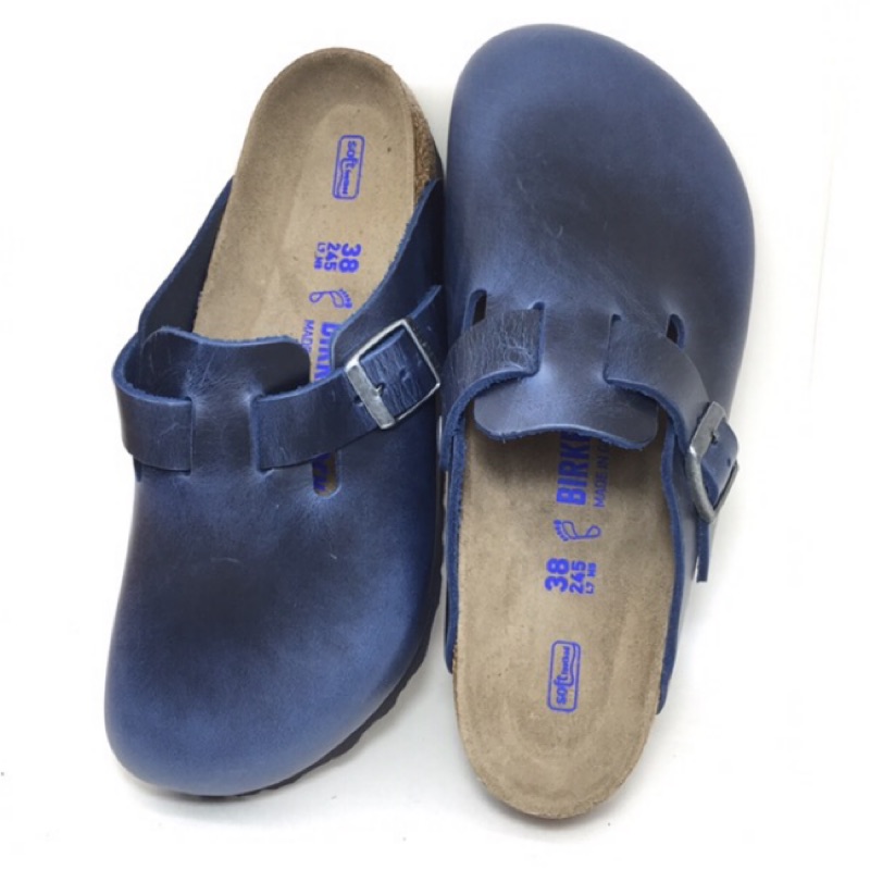 birkenstock boston blue