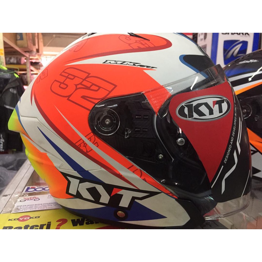 HELMET KYT NFJ ASIAN SIZE & FIT | Shopee Malaysia