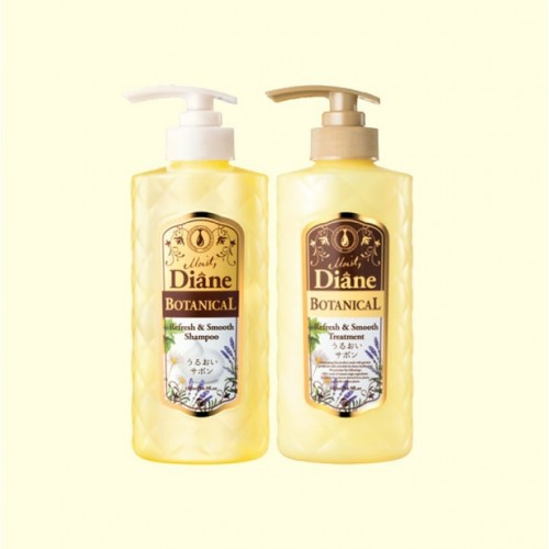 Moist Diane Botanical Refresh And Smooth Shampootreatment 480ml Shopee