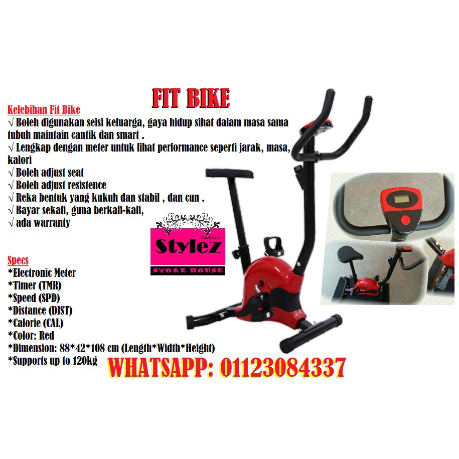 Ready Stock Basikal Gym Untuk Senaman Dalam Rumah Special Home And Office Indoor Shopee Malaysia
