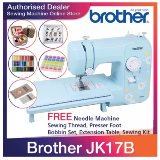 Brother JK17B Sewing Machine with Multiple Functions FREE EXTENSION