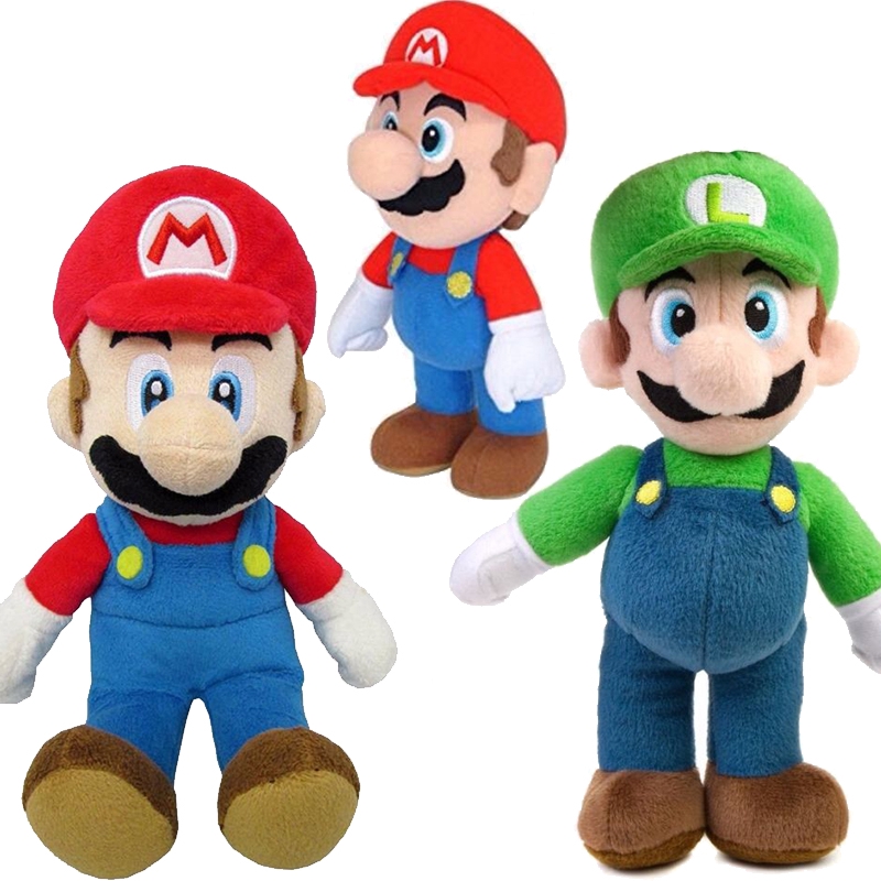 mario brothers stuffed toys