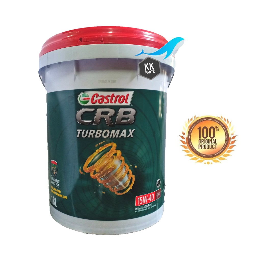 CASTROL CRB Turbomax 15W40 CH-4 Diesel Engine Oil [18L ...