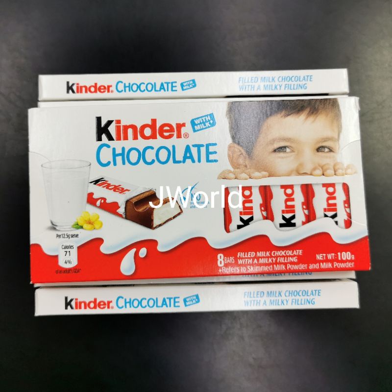 Kinder Chocolate T8 (100g) Shopee Malaysia