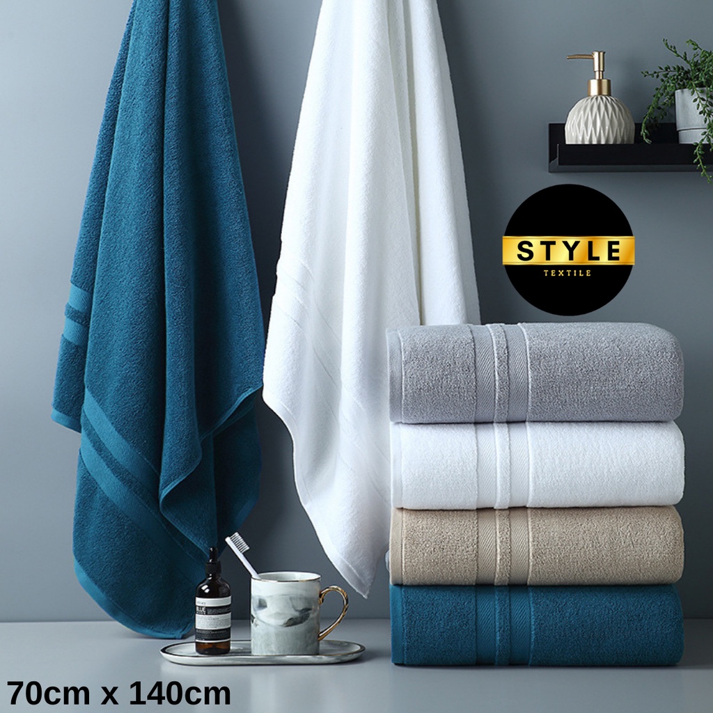 100% Pure Cotton Bath Towel Bright Colour Towel | Gym Towel | Bathroom Towel