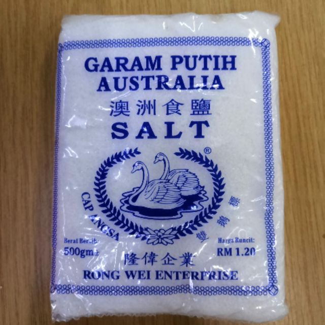 Garam Putih Halus Australia 500g