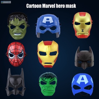 Glowing Super Hero Party Cosplay Mask Black Panther Superhero The Avengers Costume LED Light Eye Mask 