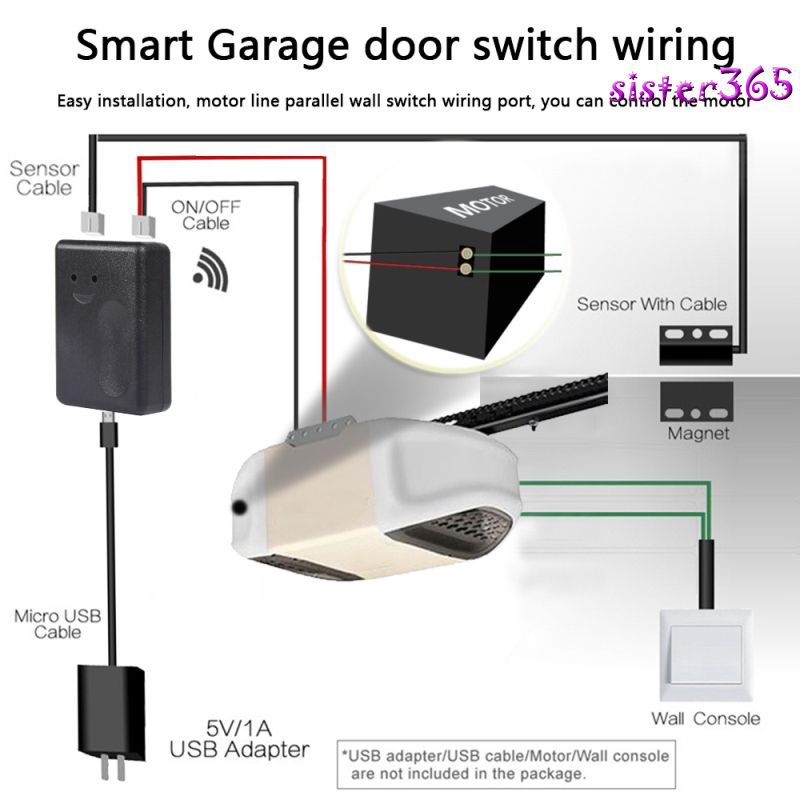Ewelink Wifi Garage Door Controller Switch For Car Garage Door