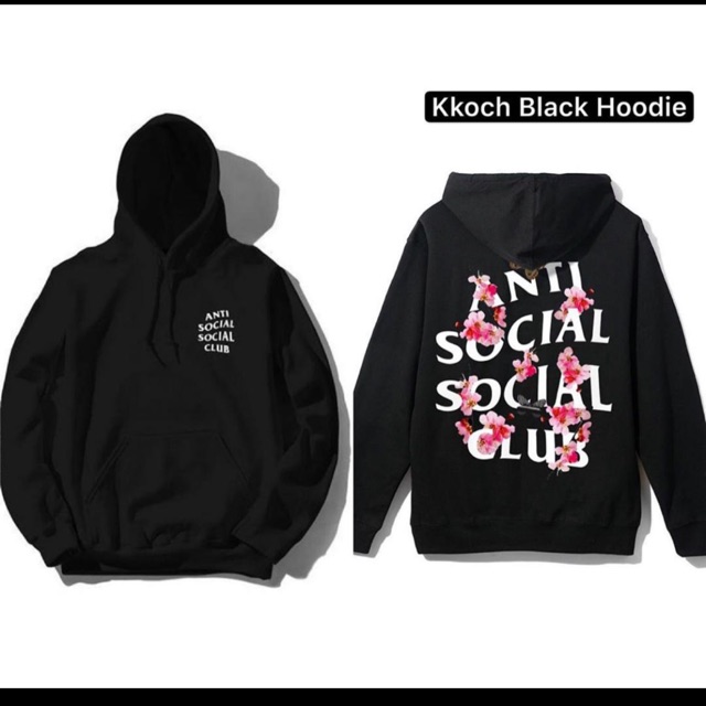 anti social social club hoodie kkoch