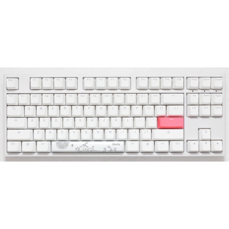 Ducky One 2 Rgb Tkl Pure White Rgb Led Double Shot Pbt Mechanical Keyboard 6 Model Shopee Malaysia